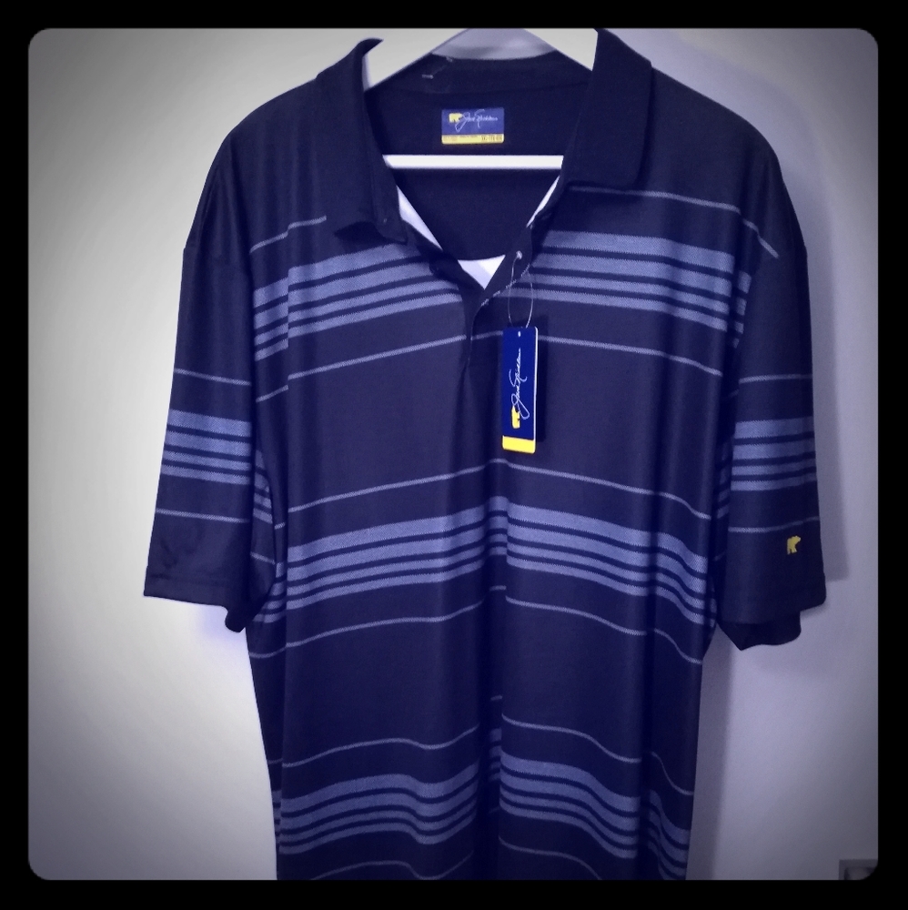 Jack Nicklaus Men's Short Sleeve Solid Polo